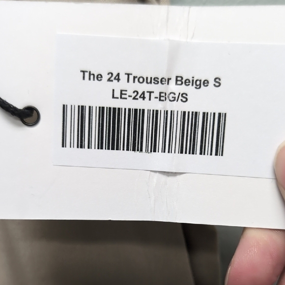 NWT L'Estrange The 24 Trouser Beige Size Small. - Picture 2 of 9